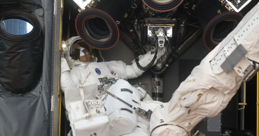 Here is the first image of Hubble in its new pointing mode