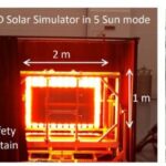 Image of test setup for heat shield.
