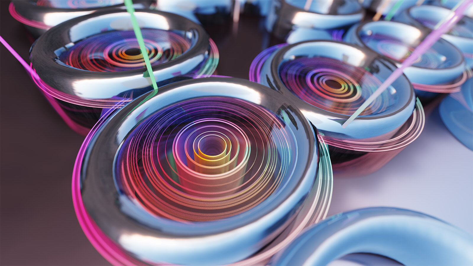 The new photonic chip creates a nested topological frequency comb